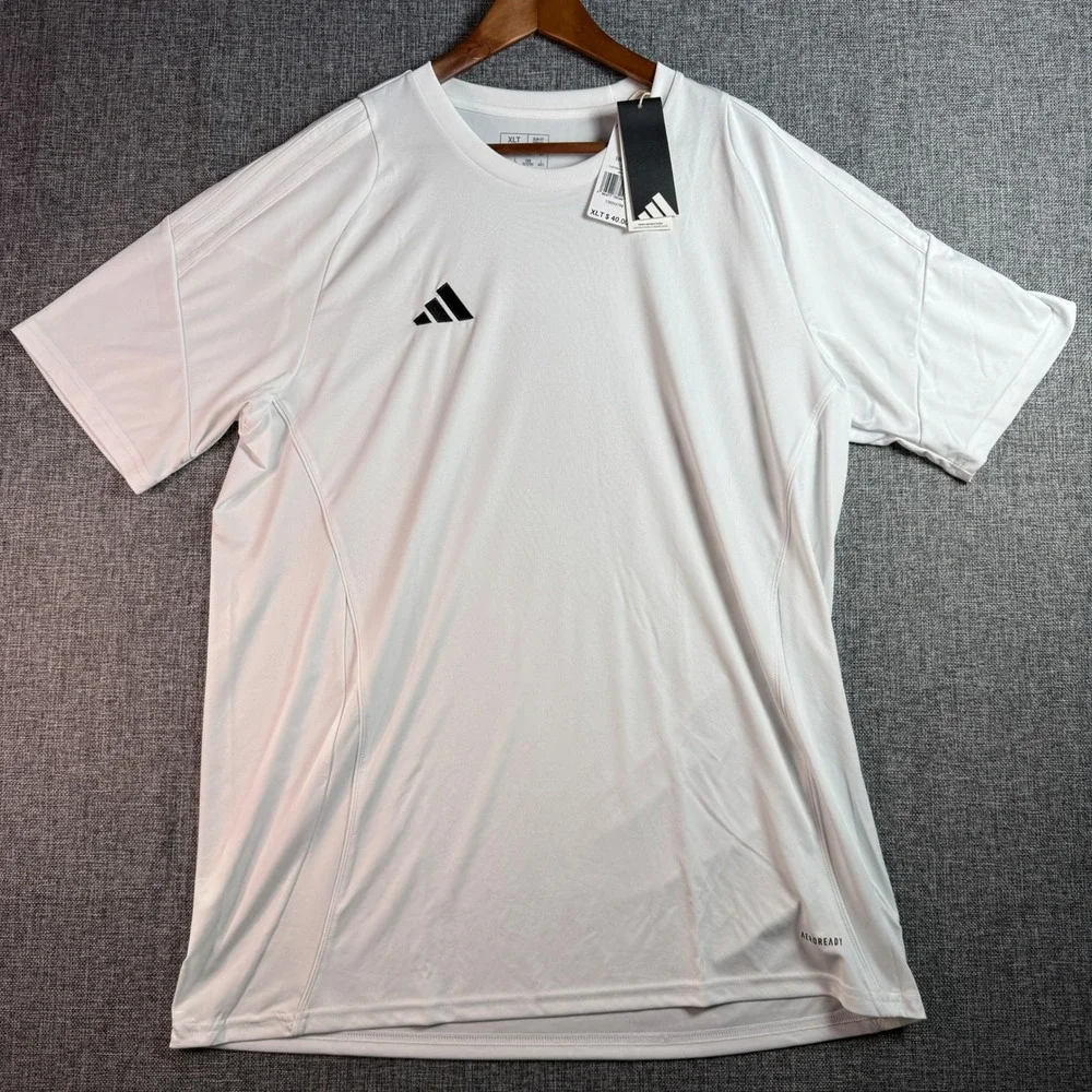 Mens Adidas Tiro 24 Jersey XLT‎ White Slim Fit Soccer Shirt - NWT